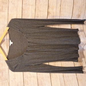 Calvin Klein knit top gray